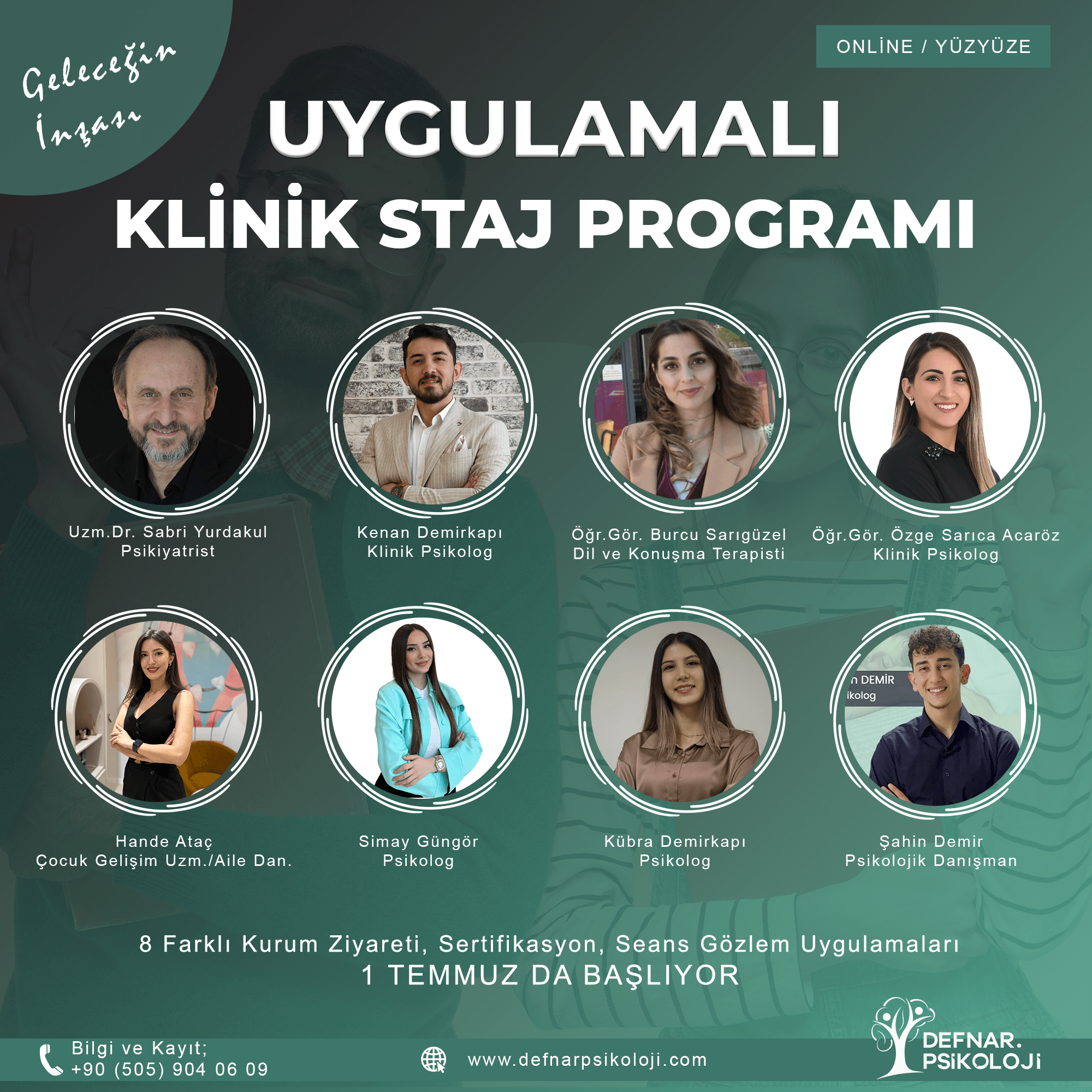 Kayseri Ücretli Klinik Psikoloji Staj Programı